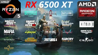 RX 6500 XT + Ryzen 5 5600X Test in 20 Games in 2022