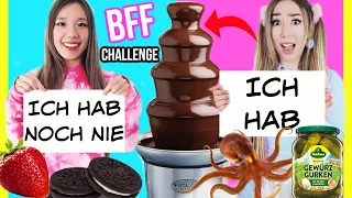 Schokobrunnen BFF Challenge (Wir spielen peinliche WAHRHEITEN ich hab noch NIE)