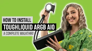 How to INSTALL a CPU AIO Cooler - Thermaltake ToughLiquid ARGB