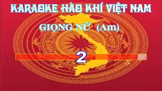 HÀO KHÍ VIỆT NAM KARAOKE TOP CA (Am) HOÀ ÂM - TyrosII