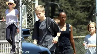 Angelina Jolie enjoys Labor Day hike with her kids