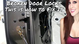 Replacing Door lock actuator / motor Chevrolet GMC pickup Truck Suv ls door locks not working