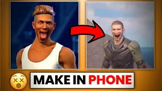 How To Make Character Funny Face In Free Fire And Pubg Bgmi 🤔 | Photo Can Sing ?