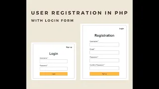 01 :  How To Create A Login System In PHP For Beginners | Procedural MySQLi | PHP Tutorial | codewj