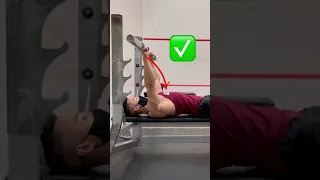 ❌ Bench Press Mistake (DON’T DO THIS‼️) #shorts