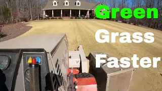 Late Winter Early Spring Lawn Care // Spring Scalp Zoysia // Residential Mowing With Ventrac 4500Z