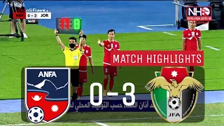 MATCH HIGHLIGHTS: NEPAL 0-3 JORDAN | FIFA WORLD CUP & AFC ASIAN CUP JOINT QUALIFIERS