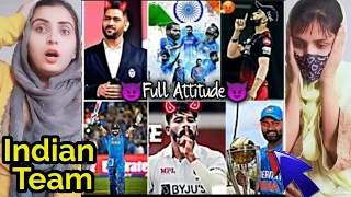 Pakistani Reaction On Indian Cricketers Dangerous Attitude Videos🔥😈| Indian Team Angry Moments😡🤬