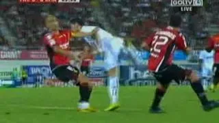 Cristiano Ronaldo super skill shot with back hell vs Mallorca 29/8/2010