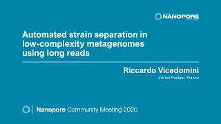 Automated strain separation in low-complexity metagenomes using long reads_Riccardo Vicedomini