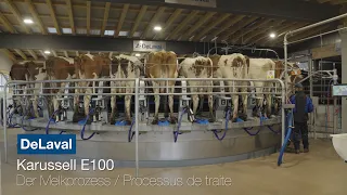 DeLaval Melkkarussell E100 im Einsatz