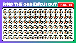 Find The Odd Emoji Out #129 | Emoji Puzzle Quiz | Find the Difference Game | 20 LEVELS