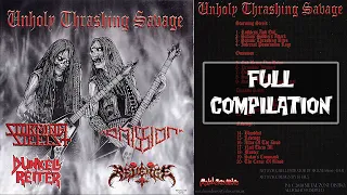 Unholy Thrashing Savage - Storming Steels + Omission + Dunkell Reiter + Revenge (4-way split)