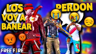 LOS TOXICOS QUE SE BURLARON DE MI TERMINARON PIDIENDO PERDON!! OMG!!! 😭 FREE FIRE