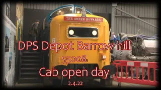 Deltic 55008 Cab open day Barrow hill 2.3.22  LOCO TV UK