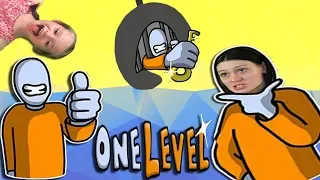 ПОБЕГ ИЗ ТЮРЬМЫ СТИКМЭН в игре One LEVEL #2 Мы ЭТОГО НЕ ОЖИДАЛИ! Детский ЛеТсплей