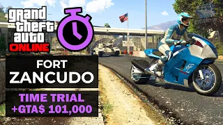 GTA Online Time Trial - Fort Zancudo (Under Par Time)