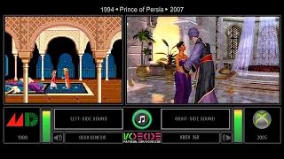 Prince of Persia (Sega Genesis vs Xbox 360) Side by Side Comparison