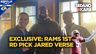 New Rams OLB Jared Verse On Learning from Aaron Donald - Sedano & Kap