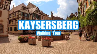 Kaysersberg France 🇫🇷 Walking Tour in 4K - Alsace region