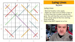 The lines are deceiving us in this artistic sudoku masterpiece.