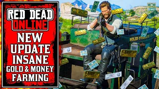 The NEW Red Dead Online UPDATE Has AMAZING GOLD & Money Farming Methods.. (RDR2)