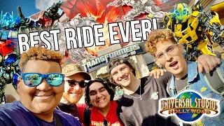 TRANSFORMERS SUPER-FANS hit UNIVERSAL STUDIOS HOLLYWOOD!!! | Childhood Dream FULFILLED! *EMOTIONAL*