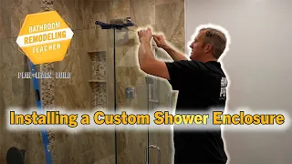 Custom Glass Shower Enclosure l How to Install l PLAN LEARN BUILD