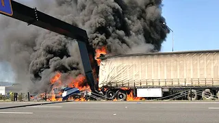 Ultimate Idiots At Work Fails 2024 * TOP UNBELIEVABLE IDIOTS TRUCK & CAR CRASHING 2024 * FAILS 2024