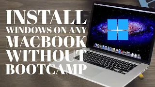 Install Windows on MACBOOK without BOOTCAMP