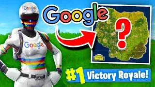 Using GOOGLE To WIN FORTNITE Battle Royale!