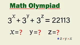 Math Olympiad | A Nice Exponential Problem | 90% Failed to solve