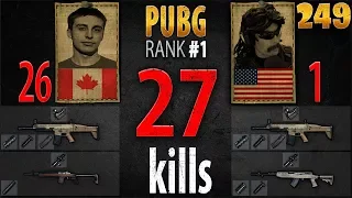 PUBG Rank 1 - Shroud & DrDisRespect 27 kills [NA] DUO FPP - PLAYERUNKNOWN'S BATTLEGROUNDS #249