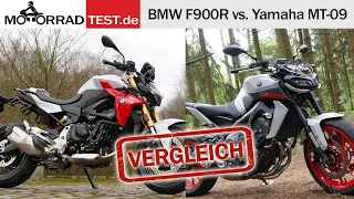 BMW F900R vs. Yamaha MT-09 | Vergleich der Bestseller der gehobenen Mittelklasse
