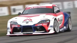 Piotr Wiecek 2JZ Toyota Supra A90 | Drifting at Goodwood FOS 2023