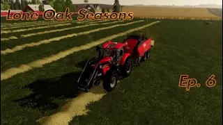 Mowing, Baling Hay | Lone Oak Seasons | Farming Simulator 19 Timelapse #6