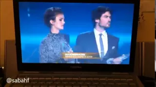 Ian Somerhalder and Nina Dobrev | On Screen Chemistry DELEAN Peoples Choice 2014