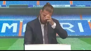 Así rompió a llorar Sergio Ramos en su despedida del Real Madrid