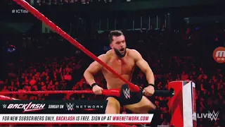 Finn Balor vs Seth Rollins Raw 30/4/18 highlights