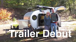 Searching For The Perfect Campsite With Our New Teardrop Trailer