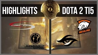 [HL] The International 5 Main Event - Complexity vs Virtus Pro & Invictus Gaming vs Team Secret