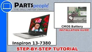 Dell Inspiron 13-7380 (P83G002) CMOS Battery How-To Video Tutorial