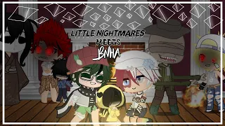 Little Nightmares Meets BNHA [With a Reaction] || Gacha Club || Warning Gore and Flashing scenes