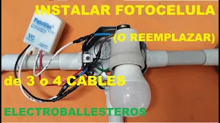 Como Instalar o Reemplazar una Fotocelula