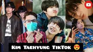 Pakistani Reaction To Taekook Kim Taehyung TikTok Edis Compilation | BTS V REACTION | BTS Reaction
