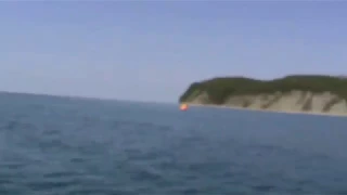 едим на море . Ольгинка на катамаране