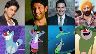 Real voice behind OGGY and the Cockroaches in HINDI