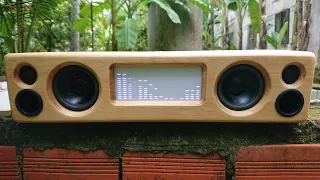 DIY. 60W bluetooth speaker with music lights