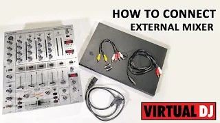 How to Connect  External Mixer in Virtual DJ | Virtual DJ  Beginners Tutorial  | Tronic DJ House