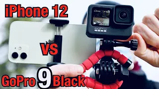 iPhone 12 VS GoPro hero 9 black : Best camera contest